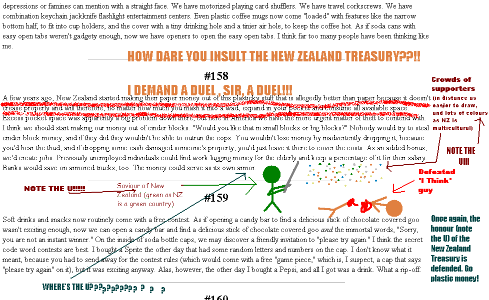 Insulting the New Zealand Treasury